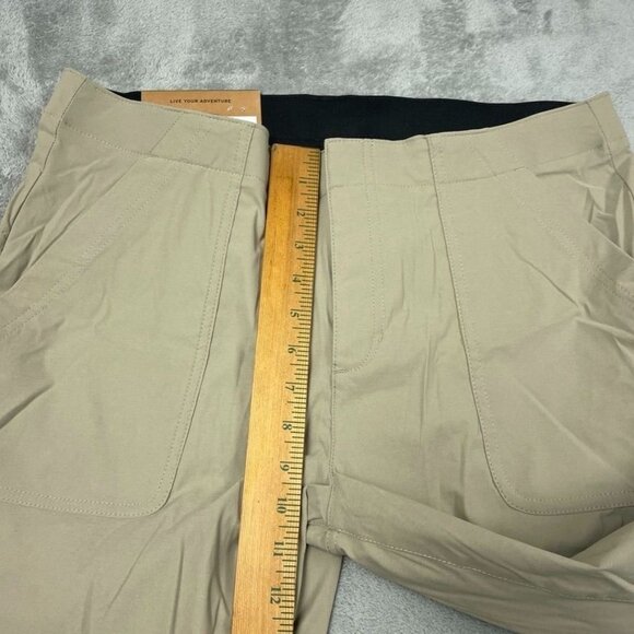 Eddie Bauer Womens Khaki Stretch Pants Size 12 Relaxed Fit d0528 - Picture 5 of 11